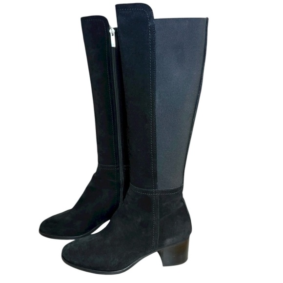 Aquatalia Nova Knee High Suede Boots Size 8.5 - Picture 5 of 14